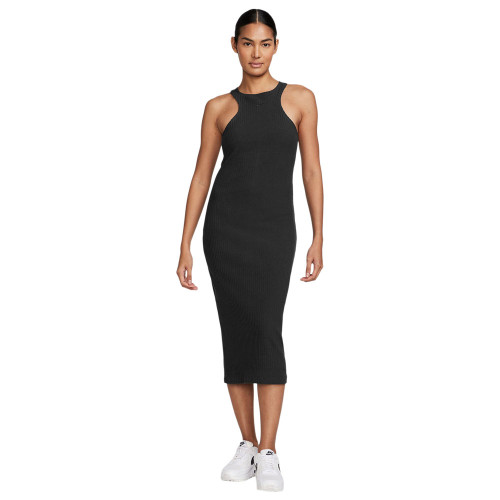 Nike Γυναικείο φόρεμα Sportswear Chill Knit Ribbed Midi Dress
